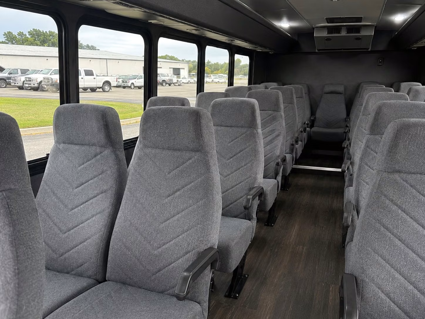 18 passenger minibus interior