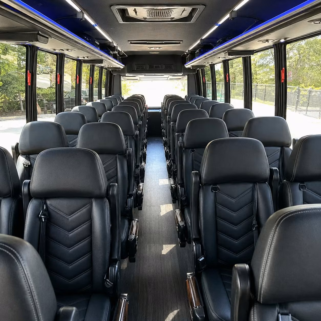 35 passenger minibus inside