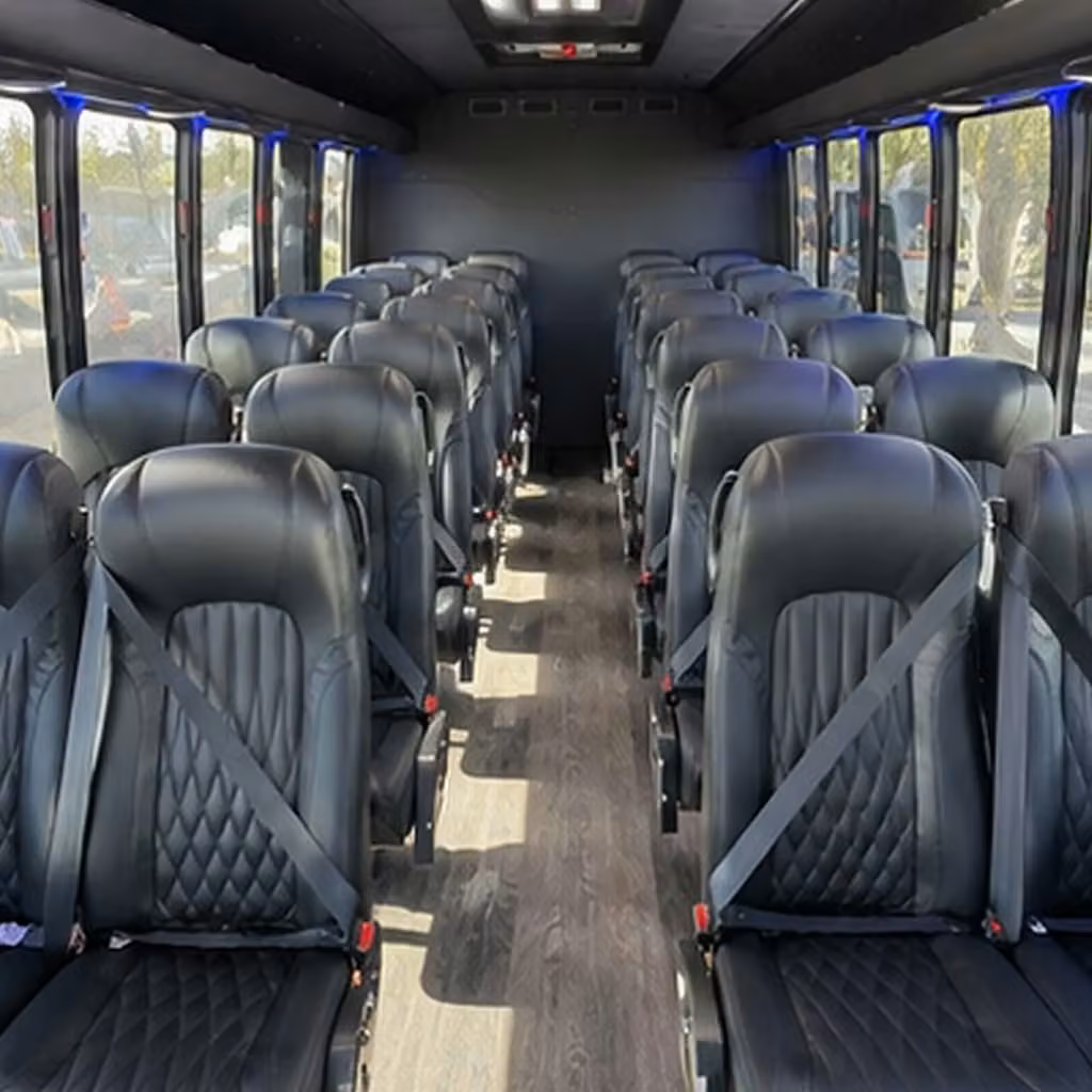 35 passenger minibus interior
