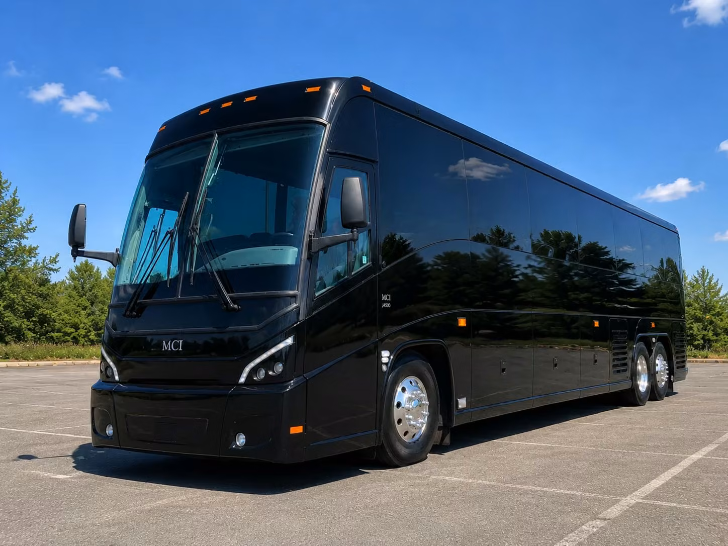 charter bus rentals for fairfield weddings and rehearsal dinners