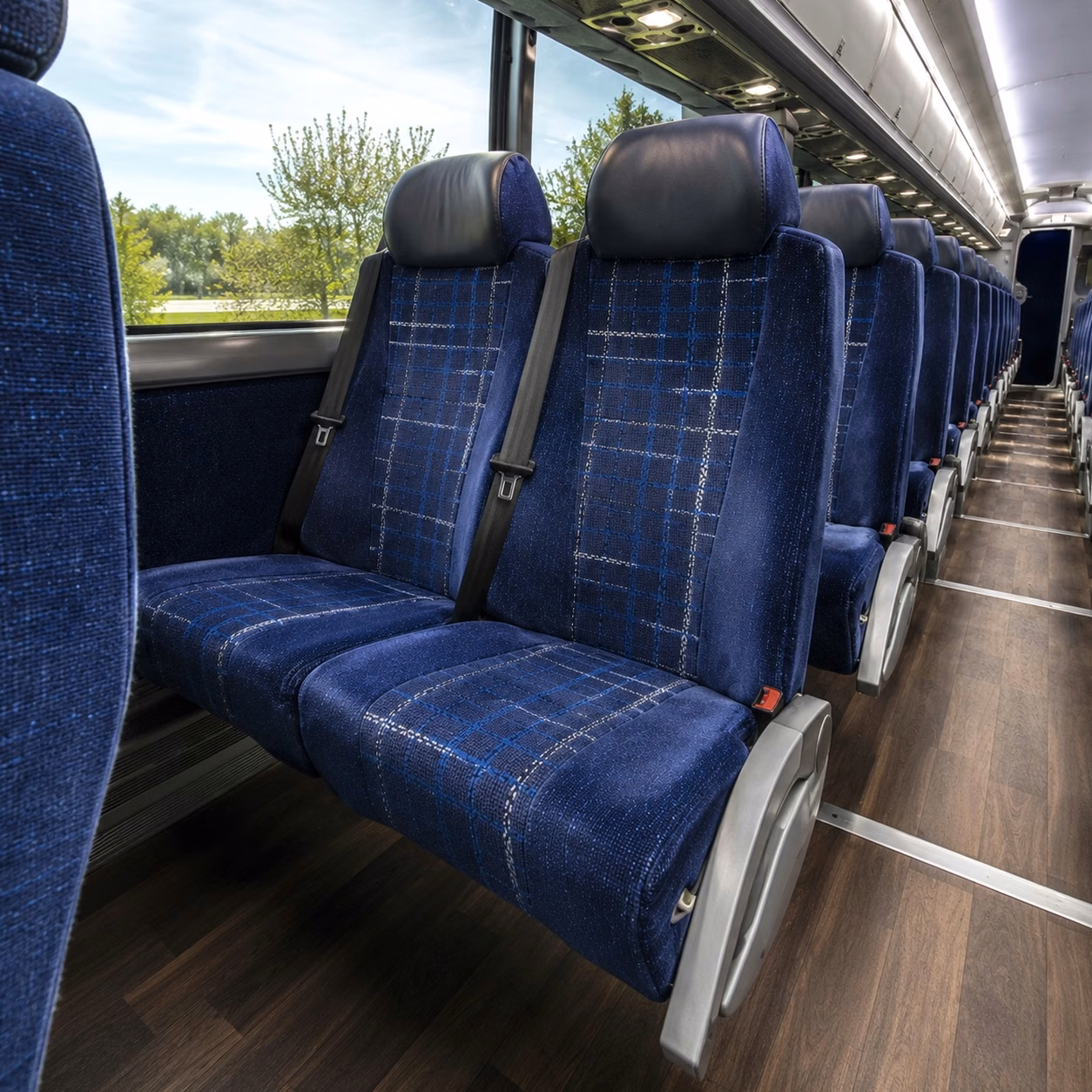fairfield charter bus interior