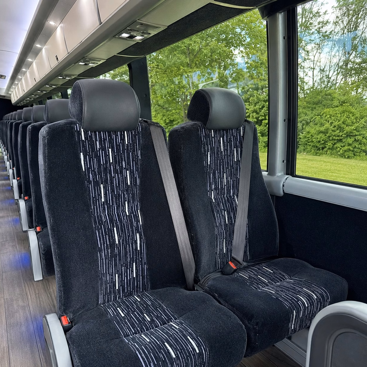 how bus type changes charter bus prices in fairfield california