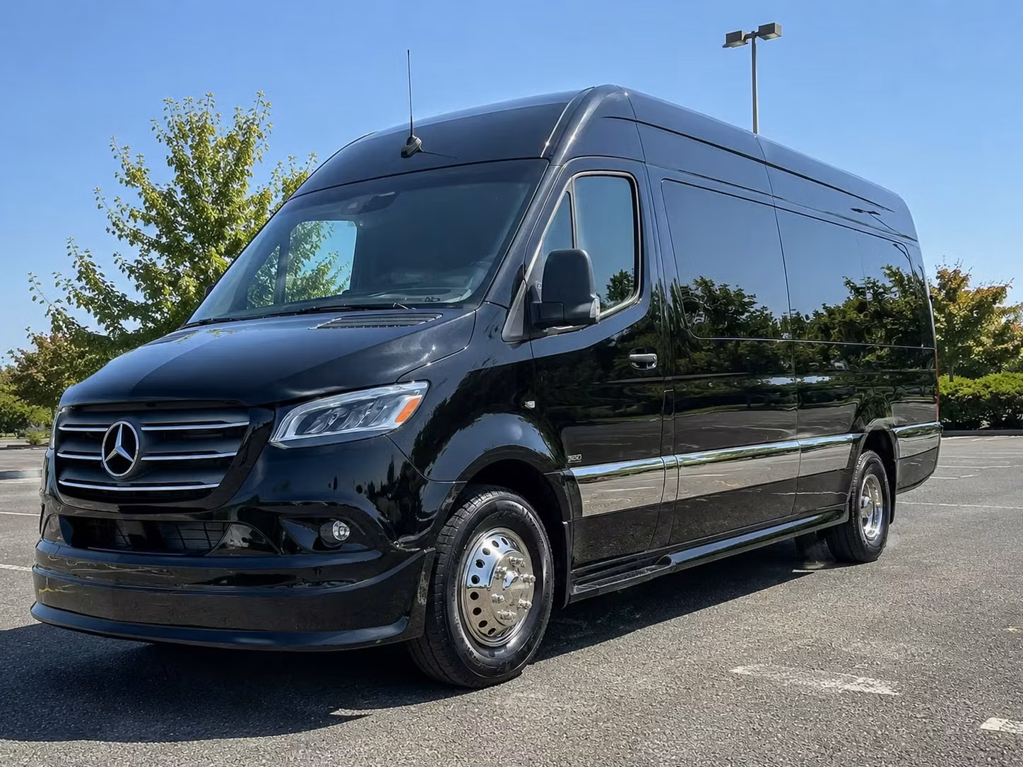 sprinter van with driver